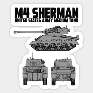 M4 SHERMAN Sticker